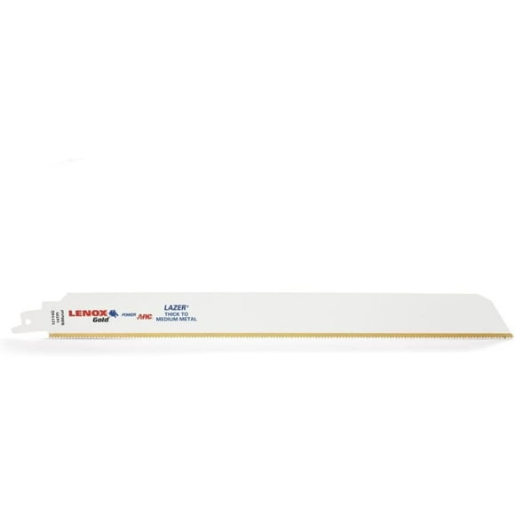 LENOX Tools Reciprocating Saw Blades, Medium Metal Cutting, 12-inch, 14 TPI, 25-Pack (21238B12114GR)
