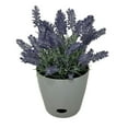thumbnail image 6 of Bamboo Blooms 7" Round Self-Watering Indoor/Outdoor Bamboo Pots Gray, 6 of 6