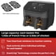 thumbnail image 2 of Instant Vortex Plus XL 8QT ClearCook Air Fryer, Clear Windows, Custom Programming, 8-in-1 Functions that Crisps, Broils, Roasts, Dehydrates, Bakes, Reheats, from the Makers of Instant Pot, Black, 2 of 5