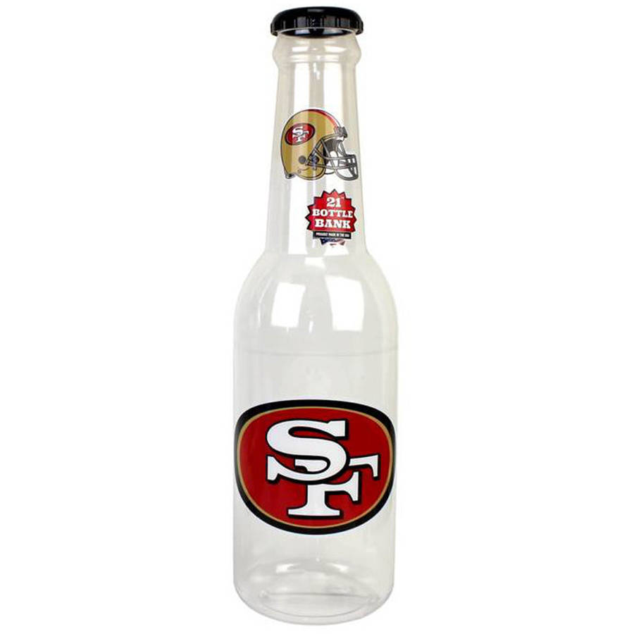 NFL San Francisco 49ers Bottle Bank, 21Inch
