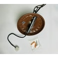 thumbnail image 6 of Jarri Lights Sea Blue Dragonfly Tiffany Hanging Lamp 16in,Crystal Bead Lampshade, Pendant,, 6 of 6