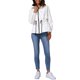 thumbnail image 2 of Chaqueta ligera con capucha para mujer INSPIRE CHIC, con cierre frontal, ideal para senderismo, talla 2XL, color blanco, 2 of 6