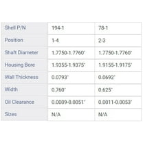 CAM BRNG GM BUICK 3.0L 3.