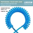thumbnail image 2 of Correa Premium Enrollada para Tabla de Paddle SUP LINGVUM, 2 of 7