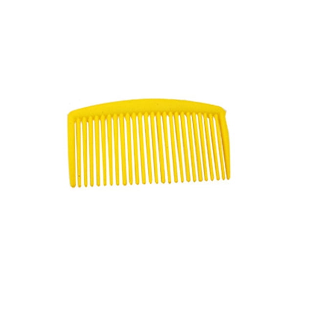Soidarity 10 piezas de peine de plástico para el cabello, accesorio profesional, cepillo de pelo Simple, juego de belleza de peluquero, herramientas de Cuidado del cabello Amarillo Soidarity CE013203-04B