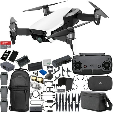 DJI Mavic Air Drone Quadcopter FLY MORE COMBO (Arctic White) 3 Battery Ultimate