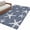 Blue, variant on Orange Starfish Coastal Round Living Room Rugs 6 ft, Summer Beach Nautical Sea Ocean Washable Area Rug with Non-Slip Sturdy Edge Binding Round Carpet for Kitchen Office Bedroom