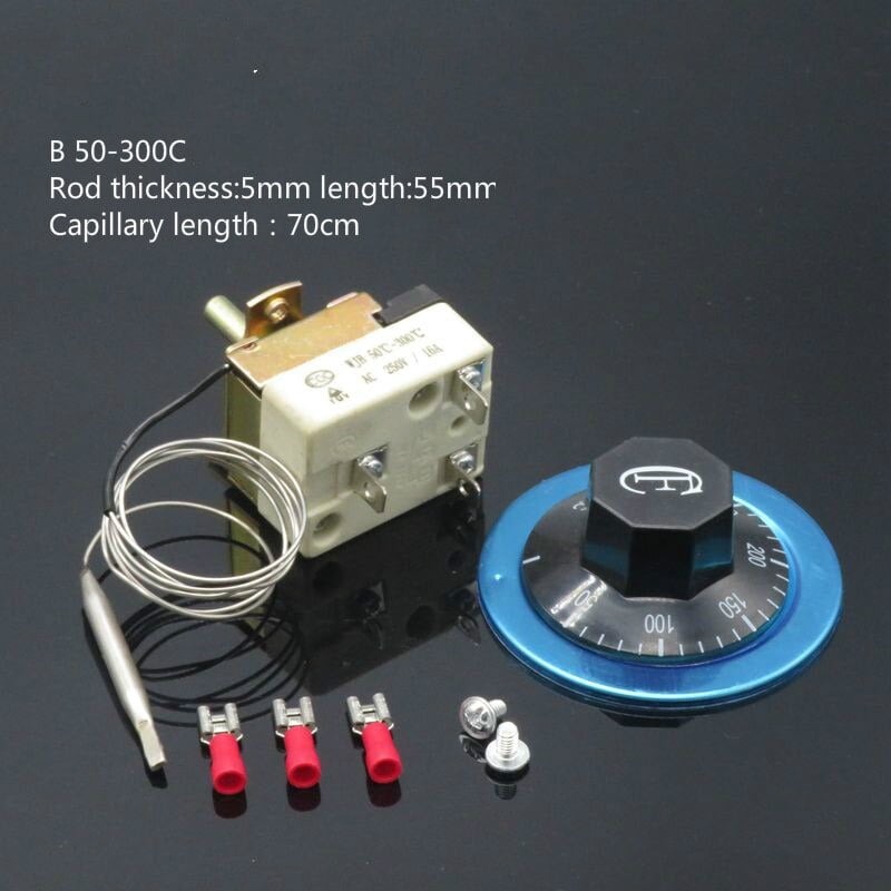 Water heater temperature control switch oven temperature controller Fryer knob temperature control Adjustable thermostat