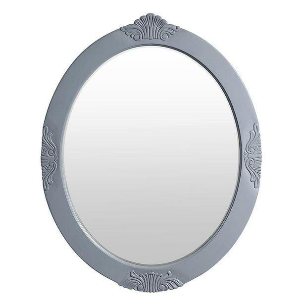 Home Decorators 30 W X 38 H Oval Beveled Edge Bathroom Vanity Mirror In Gray Com Home Decorators 30 W X 38 H Oval, Home Decorators Collection Winslow Mirror