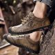 thumbnail image 1 of Botines cortos de punta redonda a la moda para hombre, botines de otoño e invierno, botines cortos antideslizantes para exteriores, botas de invierno con cordones informales Wmkox8yii 123q1575, 1 of 1