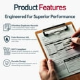 thumbnail image 2 of 25 Pack Buck Record of Annual Inspection Forms with Inspection Decal, 2-Ply Carbonless Form, DOT Compliant, Fade-Resistant, Meets 49 CFR 396.21 & 396.17(c)(2) Standards, 9.5" x 11", Made in The USA, 2 of 7