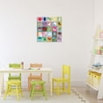 thumbnail image 3 of Stupell Industries Modern Alphabet Learning First Words Canvas Art, 17 x 17, by Carla Daly, 3 of 8