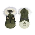thumbnail image 2 of Gytml Thermal Dog Coat, Dog Hoodie With Harness Built In For Small Medium Large Dogs, Zipper Design Waterproof Adjustable Dogs Jackets For Cold Weather Hiking Army Green-XL, 2 of 5