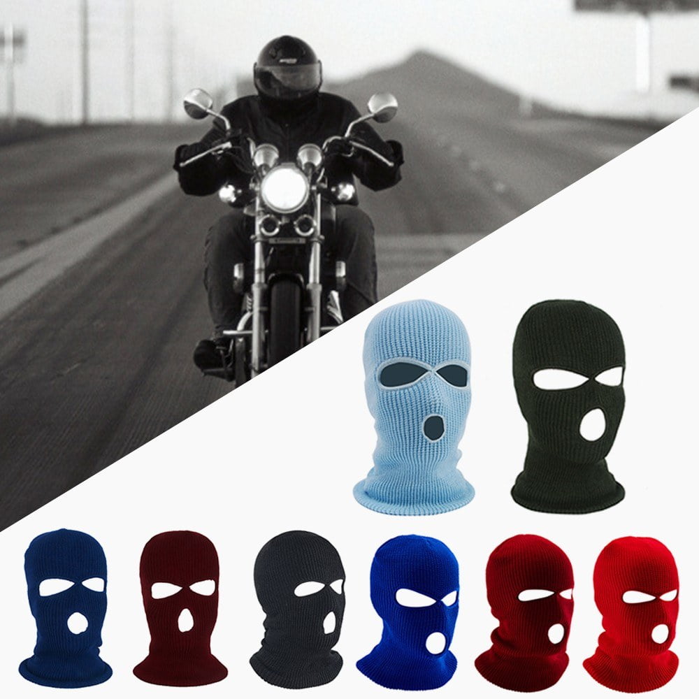 Thermal Windproof Face Mask 3 Hole Winter Cycling Ski Neck Warmer