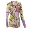 thumbnail image 5 of The Loud House Women's Sunscreen Shirt Long Sleeve Workout Tops Crewneck Soft Comfy Tees Casual T-Shirt L, 5 of 7
