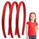 thumbnail image 1 of 3 piezas de bandas lisas, banda de satén Alice, accesorios para el cabello pequeños para niñas escolares, bandas uniformes, banda para el cabello para mujeres, niñas adultas, niños, bandas Alice DIY, 1 of 7
