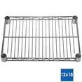 thumbnail image 3 of Shelving Inc. 12" d x 18" w x 72" h Chrome Wire Shelving with 4 Tier Shelves, Weight Capacity 800lbs Per Shelf, 3 of 5
