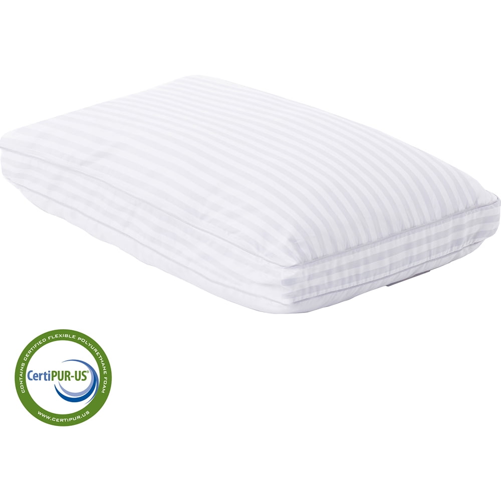 Z Convolution Gelled Microfiber with Convoluted Memory Foam Pillow