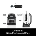 thumbnail image 2 of NINJA, Licuadora Profesional Plus, Capacidad de 72 Oz, 3 Funciones para Smoothie, Bebidas Congeladas y Helado, 1400 Watts, Auto IQ, Color Gris, BN701LAA, 2 of 5