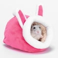 thumbnail image 3 of Bobasndm Guinea Pig Christmas Bed,Warm Hedgehog Hideout,Rat Cotton House,Sleeping Nest Cage Accessories for Small Animal,Habitat Supplies for Hamster,Sugar Glider,Squirrel,Bearded Dragon, 3 of 9