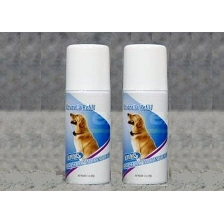 2 PACK Citronella Spray Can REFILL for NO BARK Collar, 6.2 ounces (Approximately 600 sprays)-Safe, Gentle and (Best Citronella Bark Collar Review)