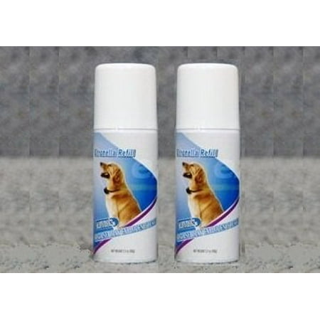 2 PACK Citronella Spray Can REFILL for NO BARK Collar, 6.2 ounces (Approximately 600 sprays)-Safe, Gentle and (Best Spray Collar For Dogs)