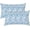 Pebble Blue, variant on Outdoor Lumbar Pillow Covers ONLY, Patio Decorative, Fluffy Fade-Resistant Cushion Cases for Home Balcony and Garden, 12x20 Inch, Pack of 2, Pebble Blue