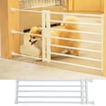 thumbnail image 4 of JIEMUCES Barrière Intérieure pour Chien Sans Perçage Extensible pour Animal Chiot Barrière d'Isolement Extra Grand Petit Moyen Chien Chat Porte Rétractable Clôture à Enjambement, 4 of 8