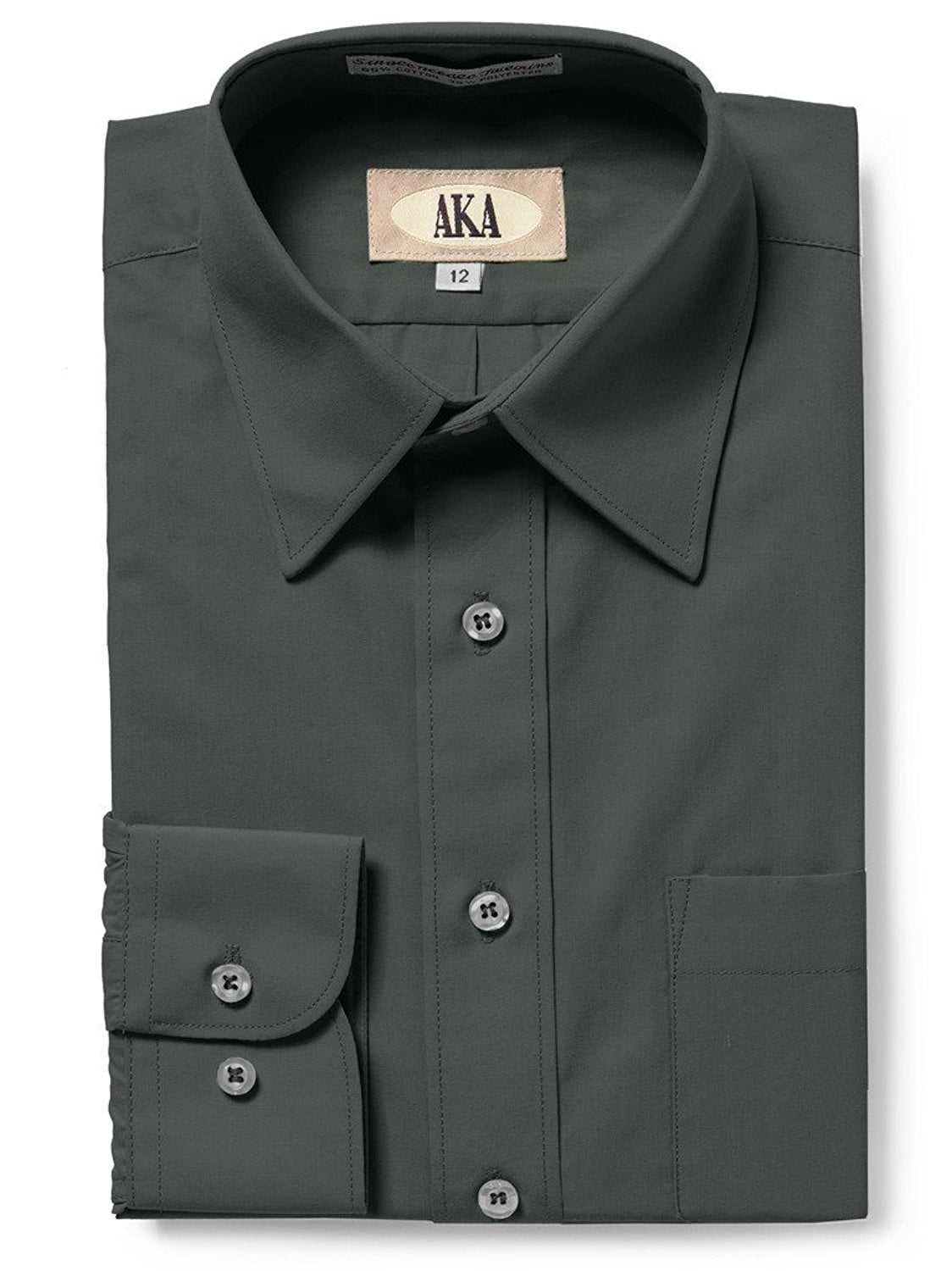 walmart boys white dress shirt