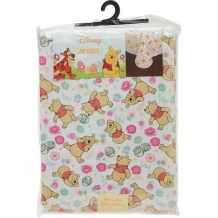 Best Brands Winnie The Pooh Kitchen Tablecloths, 60x84 inches Winnie The Pooh, Honey, & Flowers