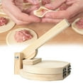 thumbnail image 1 of Iodue Bakeware Wood Tortilla Dumpling Maker Presser Chapati Roti Corn Maker Pressing Tools Kitchen Gadget, 1 of 4