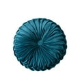 thumbnail image 1 of Maynos Round Filled Cushion,Velvet Cushions,Pleated Round Pillow, Scatter Cushion Decorative for Home Sofa Chair Bed Car, 1 of 10
