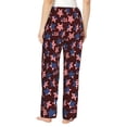 thumbnail image 2 of Bingfone Pajamas for Women,American Stars1 Pajama Pants with Pockets-Small, 2 of 7