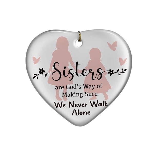 Regalos para Hermana Corazón de Amistad Compasión Da un Corazón Cálido a Hermanas Amigos Regalos para Amigos