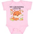thumbnail image 3 of Inktastic My Grandma Loves Me Little Fox Boys or Girls Baby Bodysuit, 3 of 5