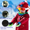 thumbnail image 3 of TAIAOJING Kids Winter Gloves Gloves Camouflage Winter Outdoor Skating Size Boys Snow Ski Windproof Warm M/L Kids Snowboarding Girls Kids Gloves & Mittens, 3 of 7