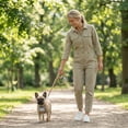 thumbnail image 6 of Dog Adjustable Harness Leash Set, H Shape Outdoor Walk Vest for Small Medium Breed, Control Handle on Back for Owner Grip, 6 of 6