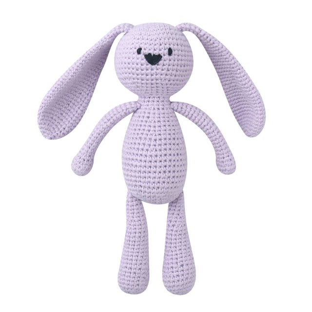 Muñeco de lana de conejo Animal de peluche Juguete de peluche Bebé Calmante Bebé Dormir Juguete de peluche E65D