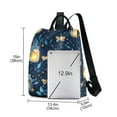 thumbnail image 3 of FORMRS Women's Travel Backpack Purse Anti-Theft Hidden Pockets Casual Shoulder Bag, Blue Fireflies Pattern, 3 of 7