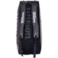 thumbnail image 3 of Wilson Super Tour 2 Compartment Small Tennis Equipment Bag Fits 6 (Black/Gray), 3 of 3