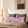 thumbnail image 4 of Hello Kitty Anime Body Pillow Cover Ultra Soft Microfiber Pillowcases with Hidden Zipper Closure 16x48inch, 4 of 5