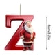 thumbnail image 3 of 26 Letters Christmas Tree Decoration Pendant Christmas Tree Ornaments Personalized DIY Christmas Ornaments Christmas Decoration Xmas Tree Hanging Decor Feature, 3 of 5