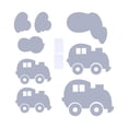 thumbnail image 2 of Wall Stickers, Silver Toughness Mirror Sticker Romantic For Bedrooms ANGGREK Otros, 2 of 8