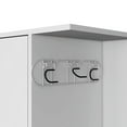 thumbnail image 5 of White Broom Closet for Bedroom Use / Store Cleaning Items Neatly, 5 of 7