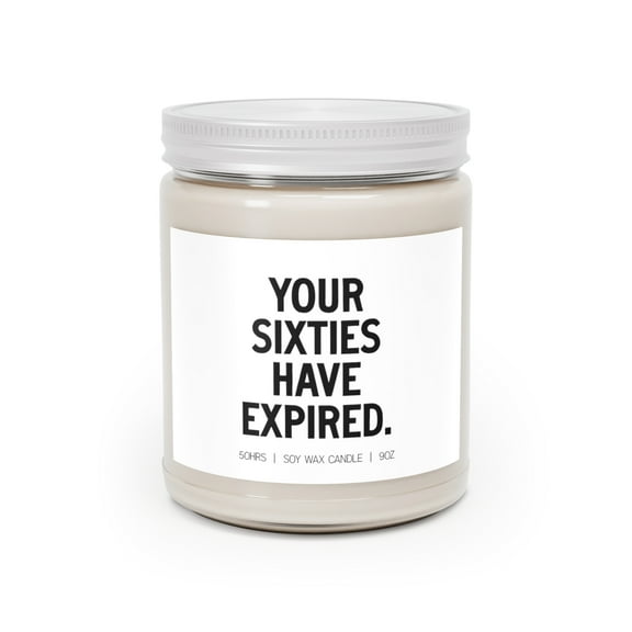 70th Birthday Candle, Gifts, Home Decor