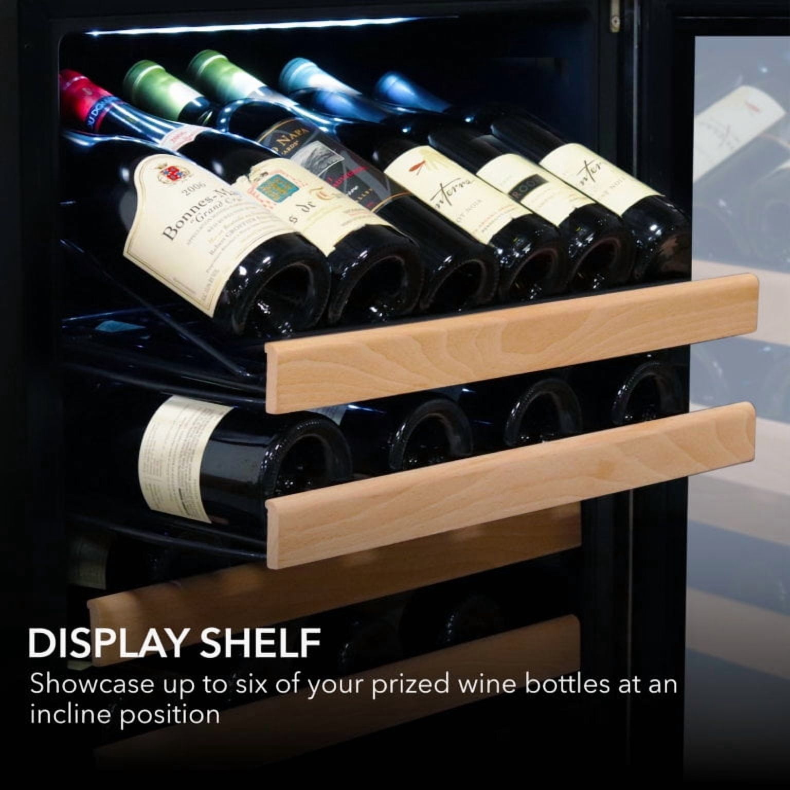 Whynter 166-Bottle Stainless Steel Compressor Wine Refrigerator