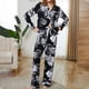 thumbnail image 1 of Puntoco Conjunto Casual De Ropa para El Hogar De Color Sólido para Mujer Cárdigan De Manga Larga Top con Cuello En V+Pantalones Conjunto Liquidación Puntoco Puntoco-4074, 1 of 8