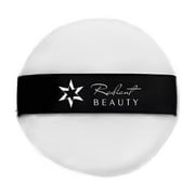 Radiant Beauty - بودرة صغيرة مستديرة من المخمل الأبيض - قطعة واحدة