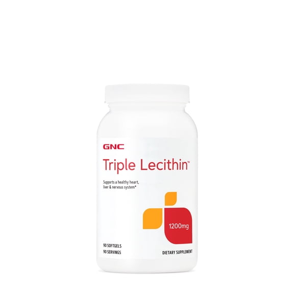 GNC Triple Lecithin 1200 MG - 90 Softgels | 90 Servings
