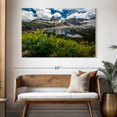 thumbnail image 3 of Elephant Stock Glacier National Park Lake Wall Art - Horizontal Canvas Wall Art - Living Room Wall Decor - Nature Canvas - White And Blue Decor - 51" x 34", 3 of 8